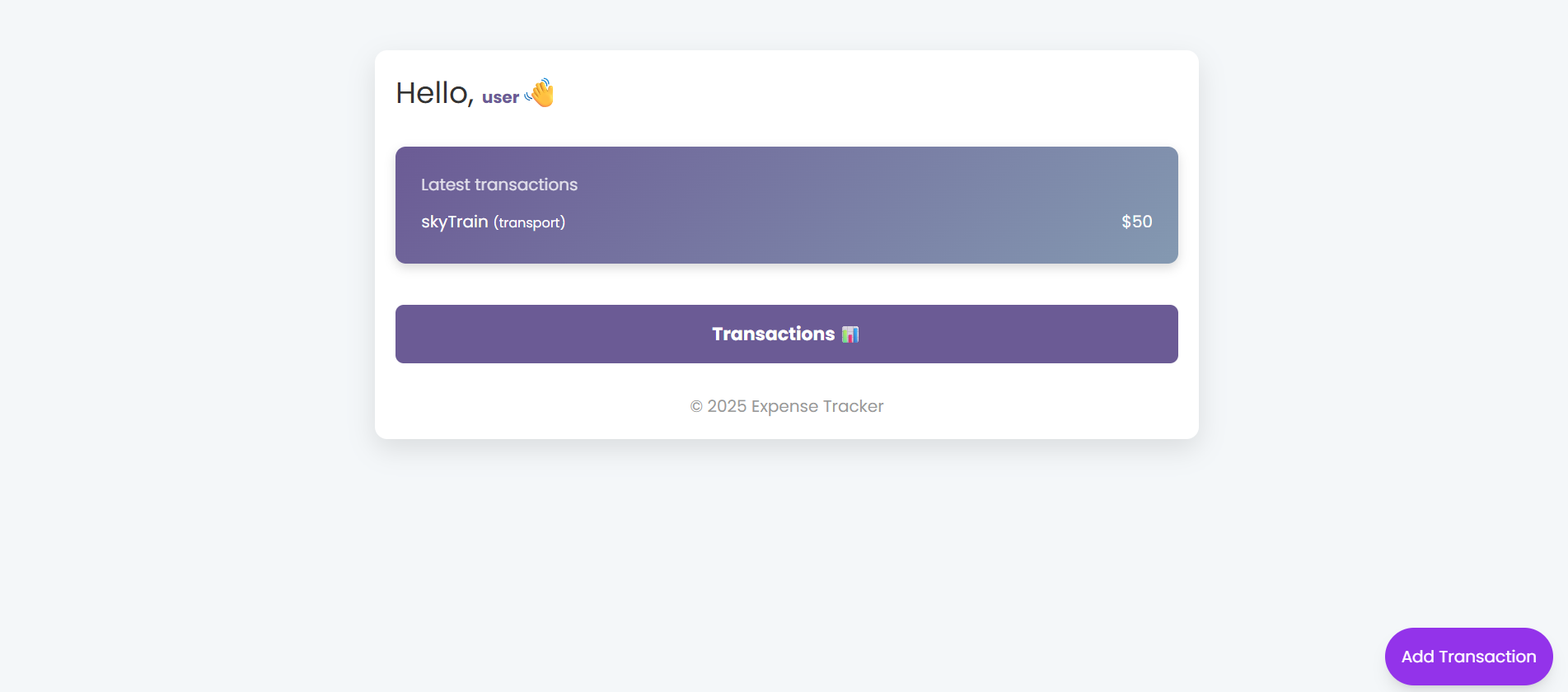 Expense Tracker cover